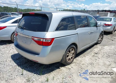 2011 Honda Odyssey Ex z USA, uszkodzony, nr VIN 5FNRL5H40BB035225